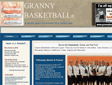 Tablet Screenshot of grannybasketball.com